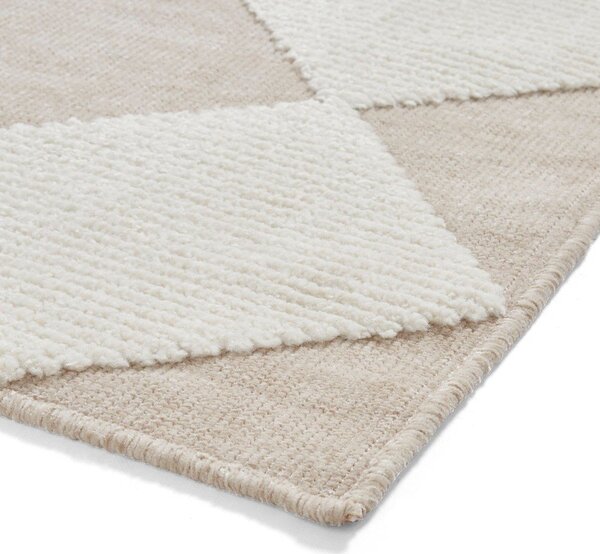 Belo-bež pralna preproga 160x230 cm Lyna Beige&White – Think Rugs