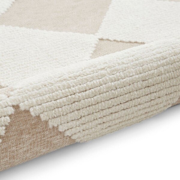 Belo-bež pralna preproga 160x230 cm Lyna Beige&White – Think Rugs