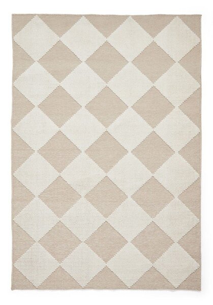 Belo-bež pralna preproga 160x230 cm Lyna Beige&White – Think Rugs
