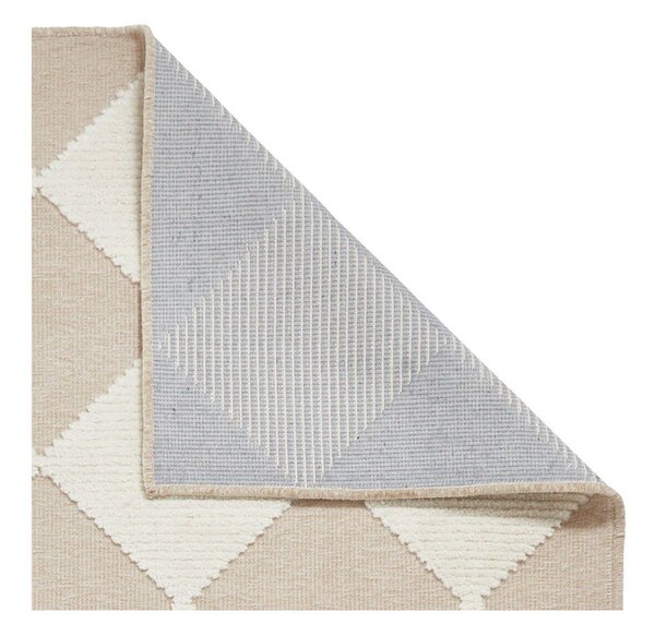 Belo-bež pralna preproga 160x230 cm Lyna Beige&White – Think Rugs