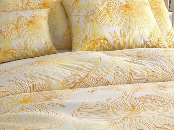 Posteljnina iz mikrovlaken PALMERA kremna Dimenzije posteljnine: 70 x 80 cm | 140 x 200 cm