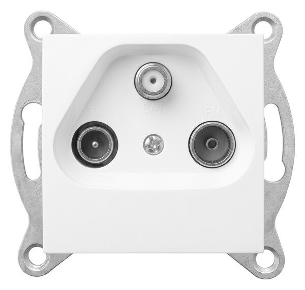 RTV-SAT Vtičnica OSTE JNH011-A WHITE