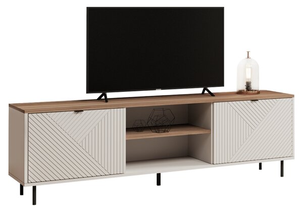 KONDELA TV omarica, kašmir/ hrast castello, EYCO 2D/180
