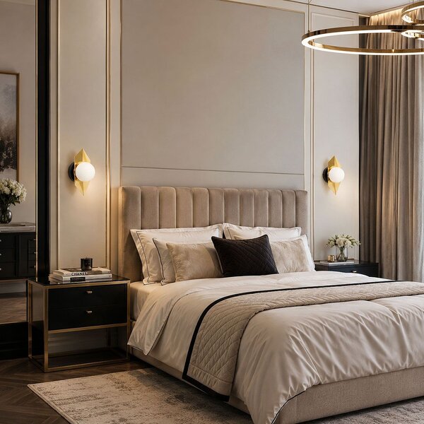Stenska svetilka APP1411-W BLACK GOLD