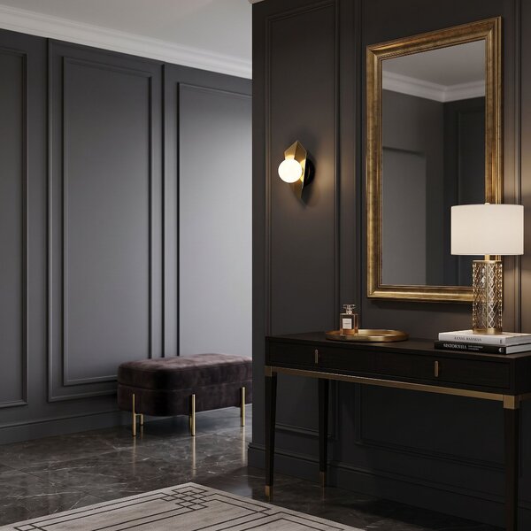Stenska svetilka APP1411-W BLACK GOLD