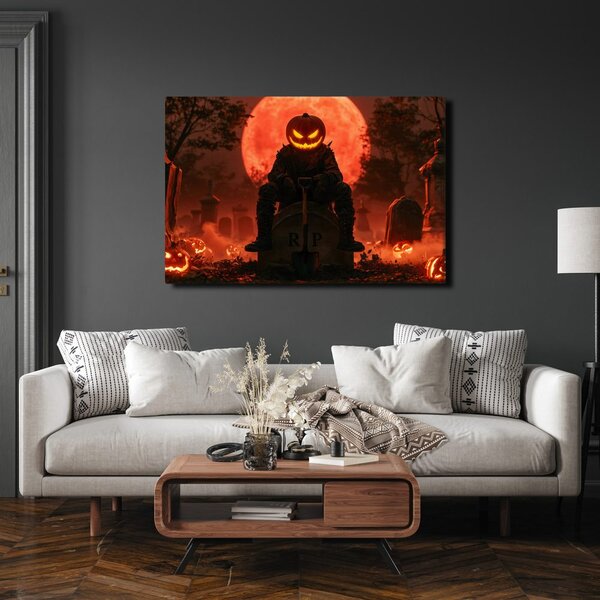 Slika bučni varuh pokopališke noči