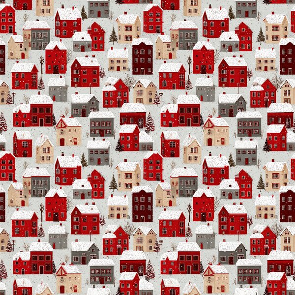 Bombažna posteljnina MERRY VILLAGE barvna Dimenzije posteljnine: 70 x 90 cm | 140 x 200 cm