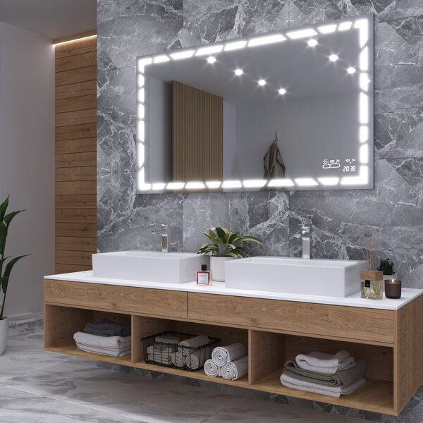 Kopalniško ogledalo z LED osvetlitvijo M21 premium