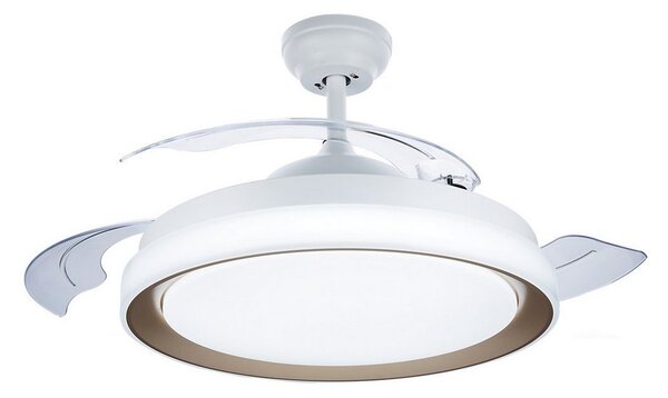 Philips-LED Stropna svetilka z ventilatorjem LED/35W/230V 5500/4000/2700K + Daljinski upravljalnik zlata