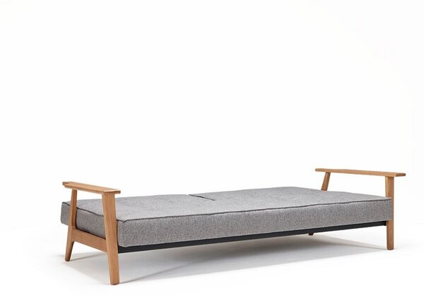 Kavč SPLITBACK SOFA BED z rokonasloni-Temno siva