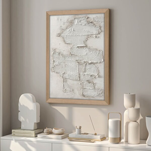 Ročno naslikana slika 32,5x42,5 cm White rock – Malerifabrikken