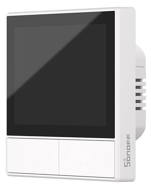 Stensko WiFi stikalo in termostat LCD touch belo eWeLink Alexa Google Assistant