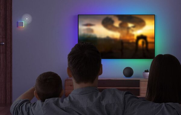Pametno LED RGB WiFi stensko stikalo touch TX T5 eWeLink 3-kanalno