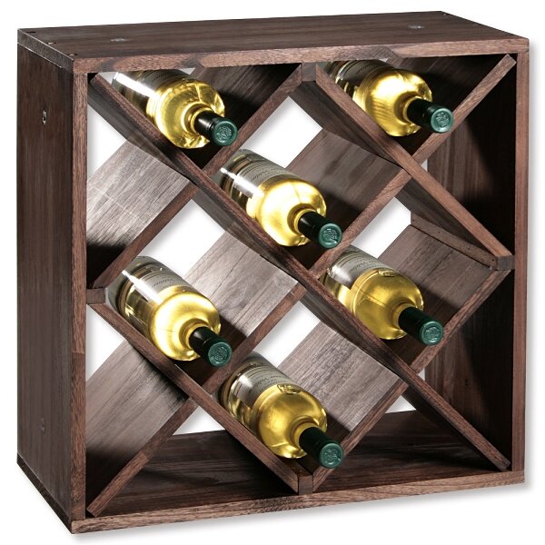 Kesper Borovo stojalo za vino II - 50 x 50 x 25 cm