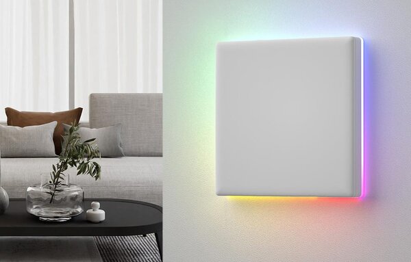 Pametno LED RGB WiFi stensko stikalo touch TX T5 eWeLink 2-kanalno