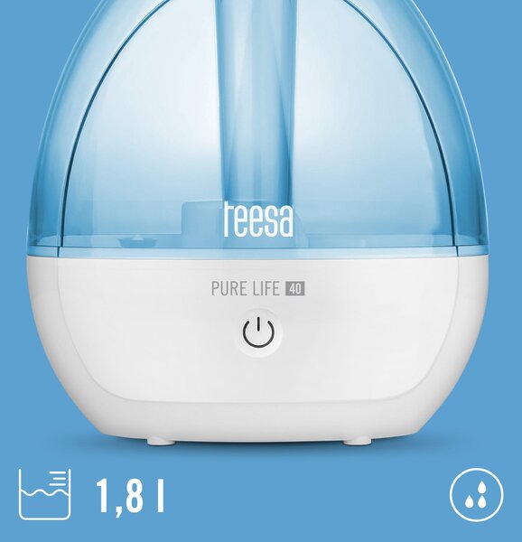 Ultrazvočni vlažilec zraka LED difuzor 1800ml PURE LIFE 40