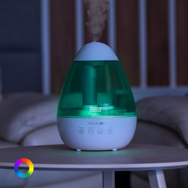 Ultrazvočni vlažilec zraka LED RGB difuzor 2200ml PURE LIFE 50