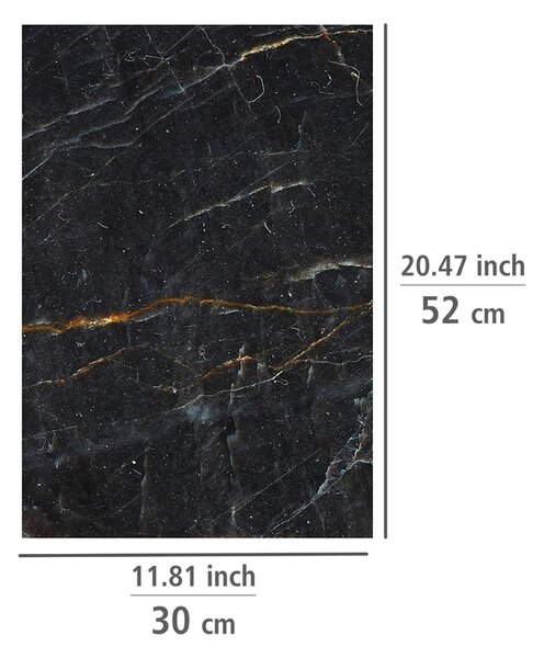 Zaščitne plošče za štedilnik iz kaljenega stekla 2 ks 52x30 cm Marble – Allstar
