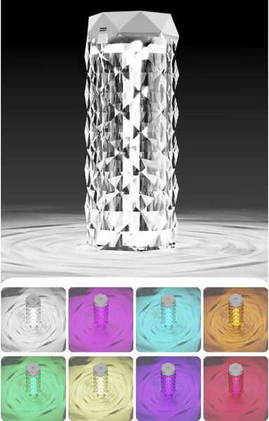 2v1 LED RGB vlažilec zraka difuzor 400ml izparjevalnik in nočna lučka