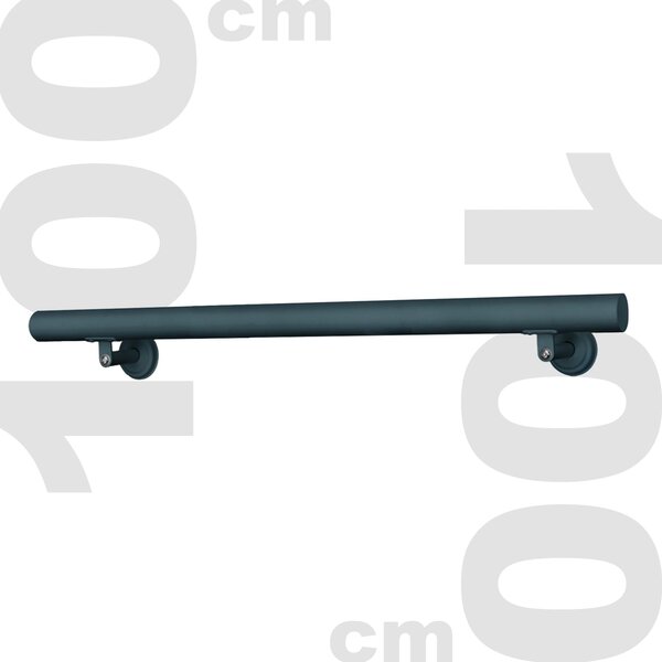 Inox stenska stopniščna ograja 100cm antracit