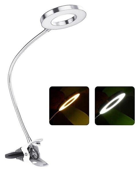 Nastavljiva 24 LED kozmetična namizna svetilka z USB