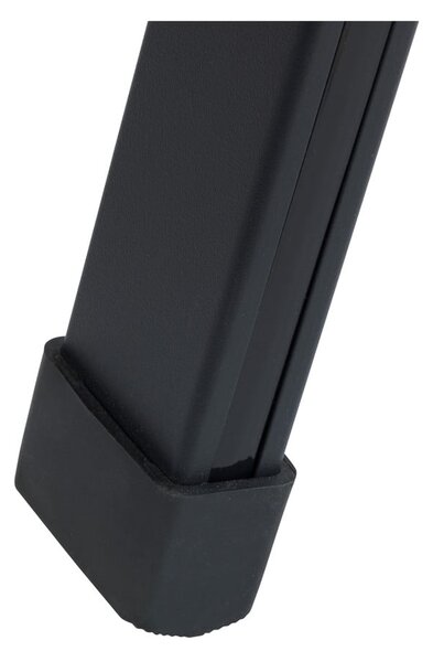 Črna aluminijasta nedrseča zložljiva lestev Wenko Stepladder II