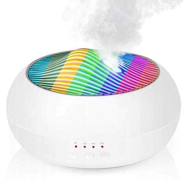 3v1 LED RGB difuzor vlažilec zraka in izparjevalnik eteričnih olj 70ml USB