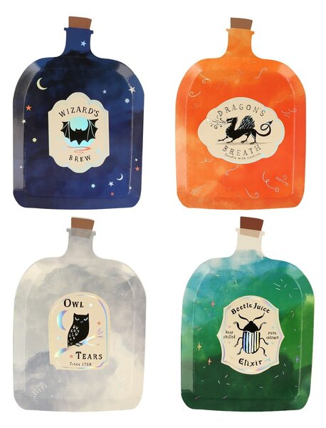 Papirnati krožniki za enkratno uporabo v kompletu 8 ks Making Magic Potion Bottle – Meri Meri