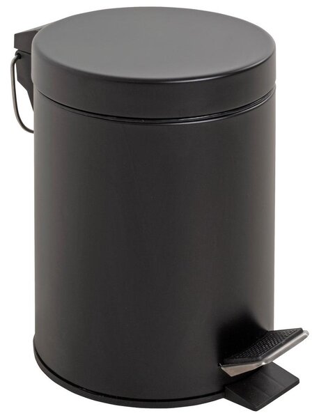 Mömax Kozmetični Koš Kosmo, Črna, Mat, Kovina, 3 L
