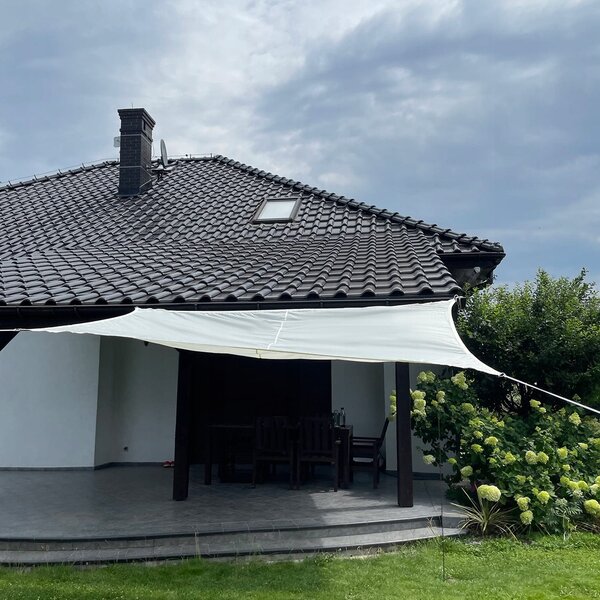 Vodoodporno UV vrtno senčno jadro 3x2m pravokotno bež
