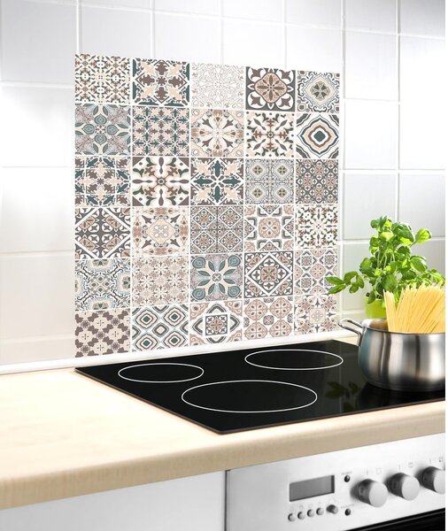 Steklena zaščitna plošča za štedilnik Wenko Splashback Tile Glass