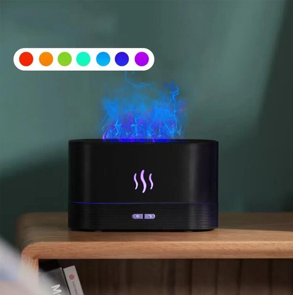 LED RGB difuzor vlažilec zraka in izparjevalnik eteričnih olj 180ml