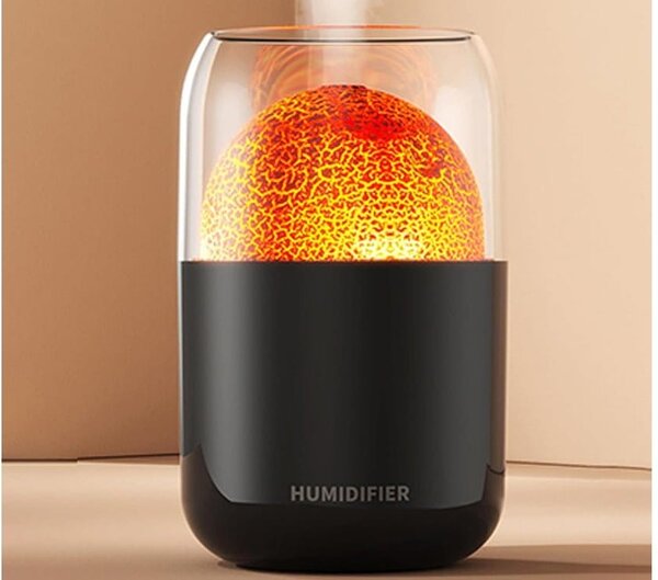 Moderni LED RGB difuzor vlažilec zraka izparjevalnik 300ml USB
