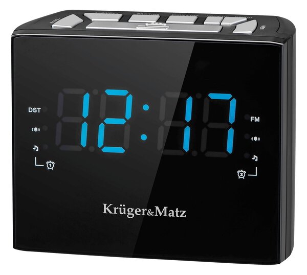 Moderna LED elektronska FM radio budilka