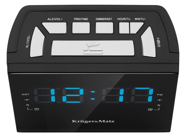 Moderna LED elektronska FM radio budilka