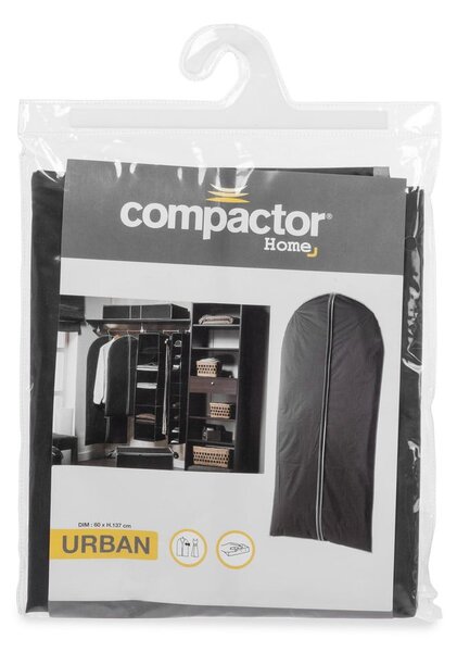 Črna vreča za obleke Compactor