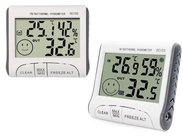 LCD brezžična vremenska postaja zunanja + senzor