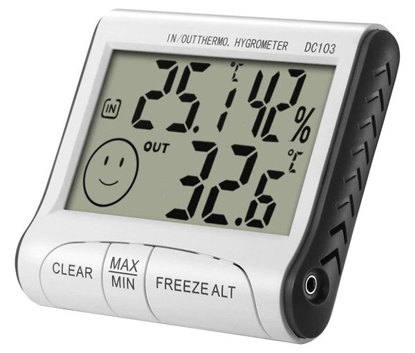 LCD brezžična vremenska postaja zunanja + senzor