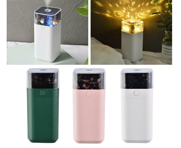 LED RGB aroma difuzor vlažilec zraka in zvezdni projektor