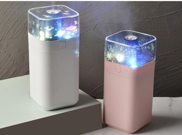 LED RGB aroma difuzor vlažilec zraka in zvezdni projektor