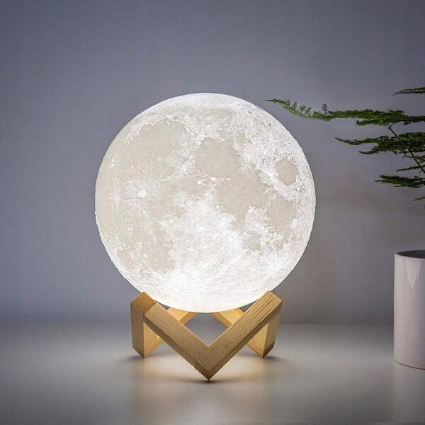 LED 3D luna vlažilec zraka difuzor 880ml touch