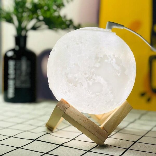 LED 3D luna vlažilec zraka difuzor 880ml touch