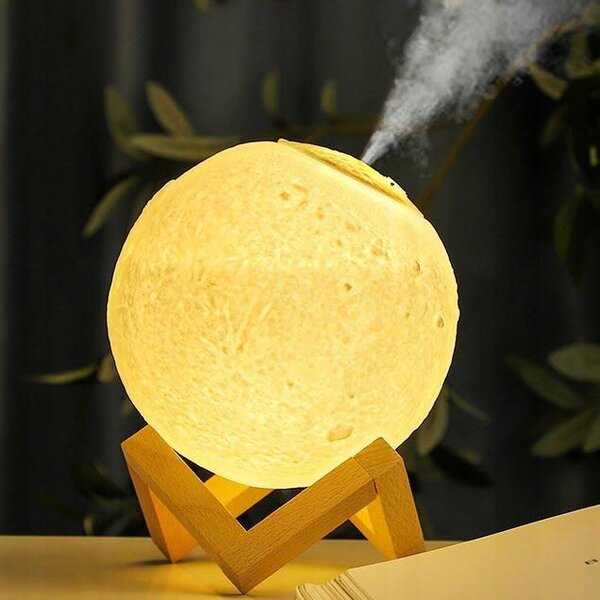 LED 3D luna vlažilec zraka difuzor 880ml touch