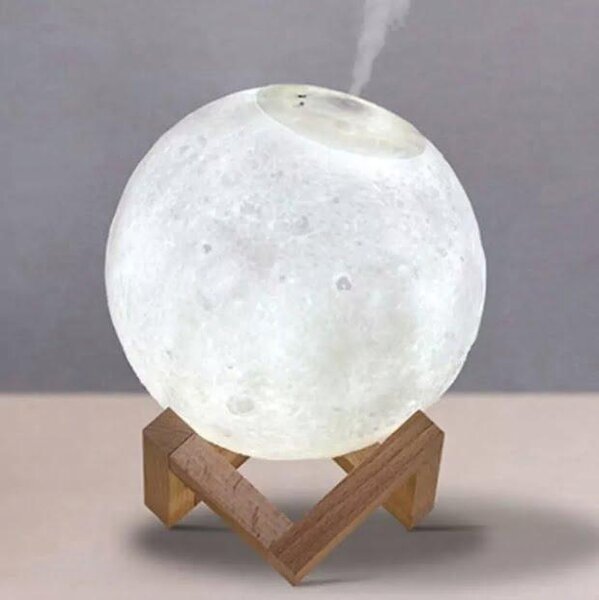 LED 3D luna vlažilec zraka difuzor 880ml touch