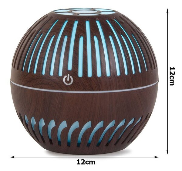 Namizni aroma LED RGB vlažilec zraka difuzor 300ml USB