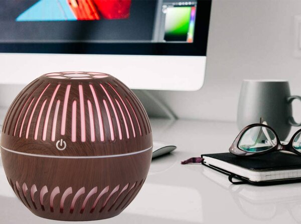 Namizni aroma LED RGB vlažilec zraka difuzor 300ml USB