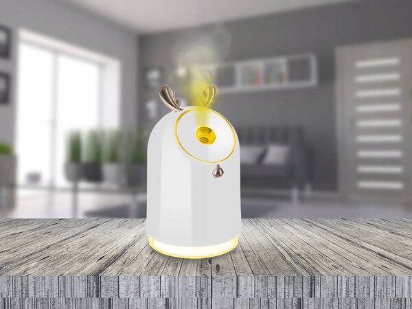 Akumulatorska LED RGB svetilka in vlažilec zraka difuzor 250ml USB