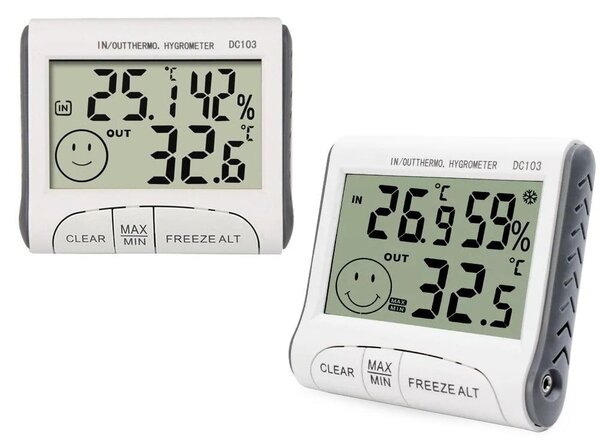 LCD brezžična vremenska postaja