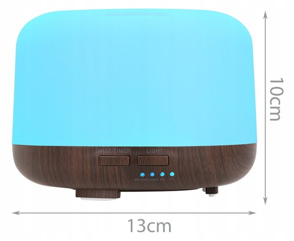 LED RGB aroma difuzor vlažilec zraka z daljinskim upravljalnikom 300ml