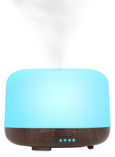 LED RGB aroma difuzor vlažilec zraka z daljinskim upravljalnikom 300ml